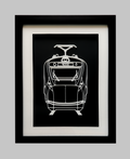 Vande Bharat Express Inspired 3D Wall Art Frame | Premium Indian Railway Train Silhouette | Modern Black & White Decor for Home, Office & Gifts