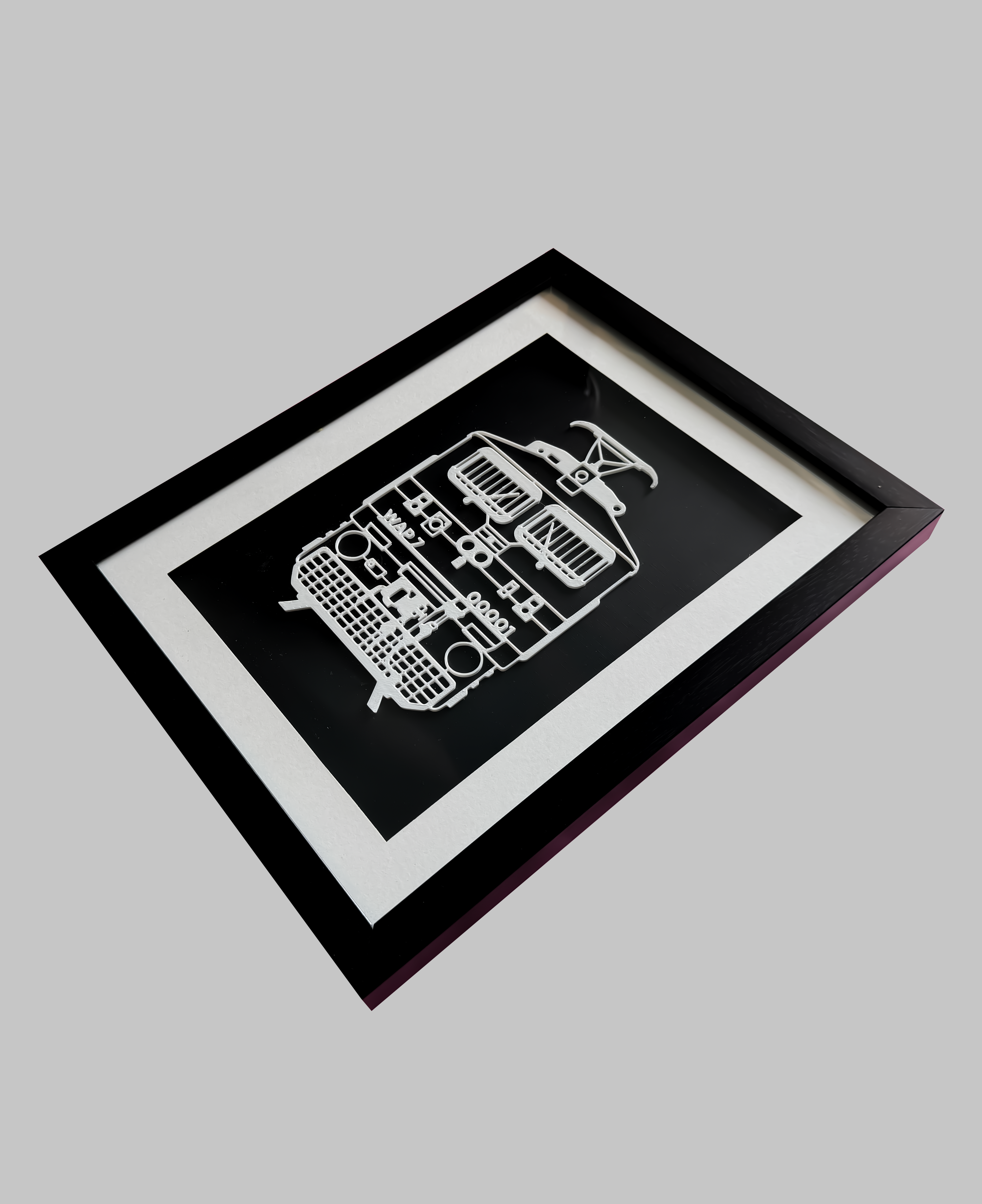 WAP-7 Electric Locomotive Inspired 3D Wall Art Frame | Premium Indian Railway Train Silhouette | Modern Black & White Decor for Home, Office & Gifts